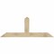 Ekena Millwork Portland Rough Sawn Timber Gable Bracket, Douglas Fir, 72"W x 27"H x 6"D x 6"F, 9/12 Pitch GBW072X27X0606POR00RDF - alternate 1
